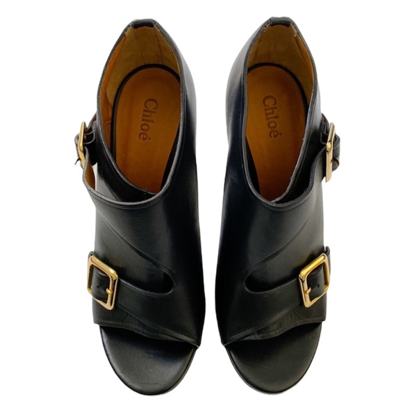 NEW Chloe double monk strap leather booties - Picture 8 of 9